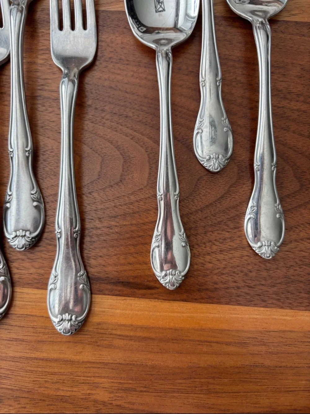 Gorham Musette Stainless Gorhamcraft Glossy Silverware Flatware Set 22 Piece